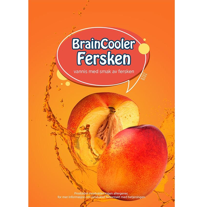 BrainCooler slushessens - Fersken