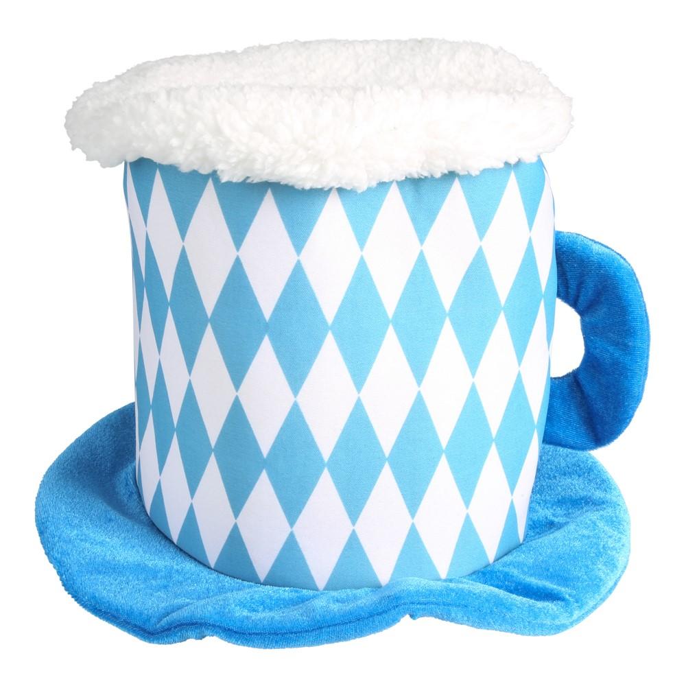 Oktoberfest ølkrushatt rutete