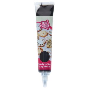 FunCakes Pynteglasur svart - Mørk sjokolade
