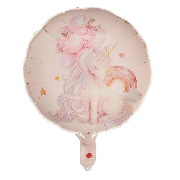 Folieballong, Enhjørning - 45cm