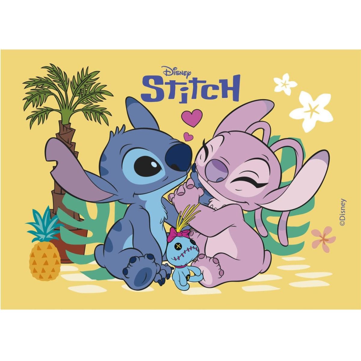 Spiselige kakebilde, Stitch - 14x21cm