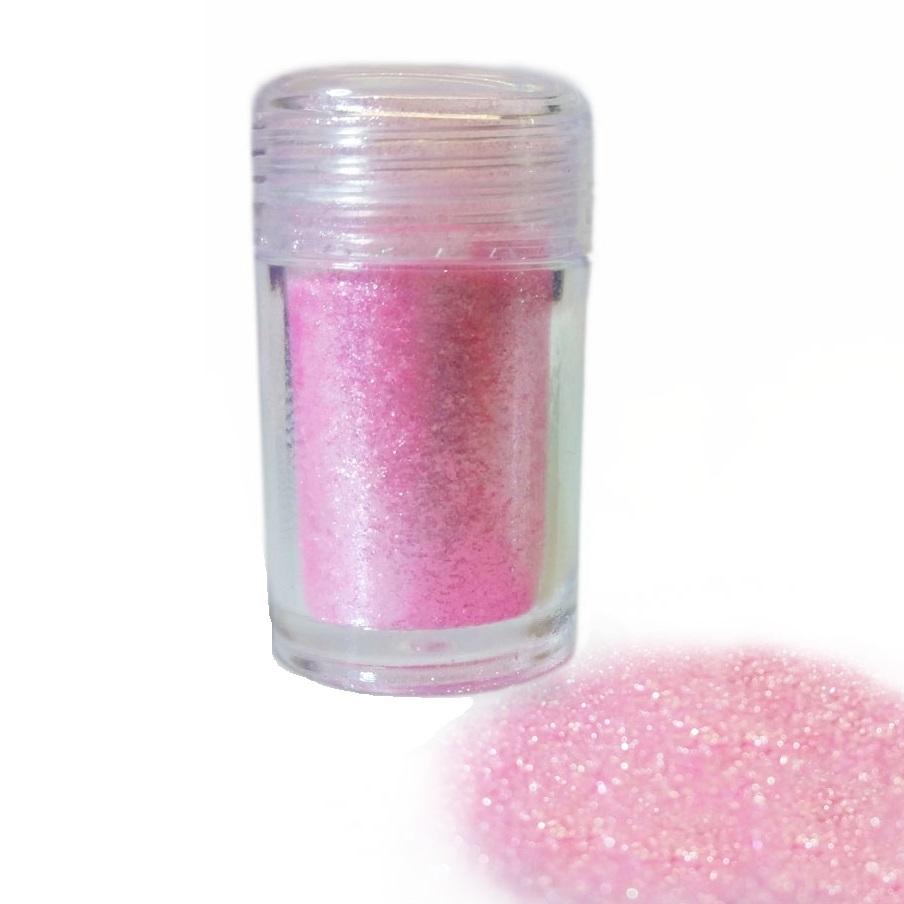 Spiselig glitter - Rosa
