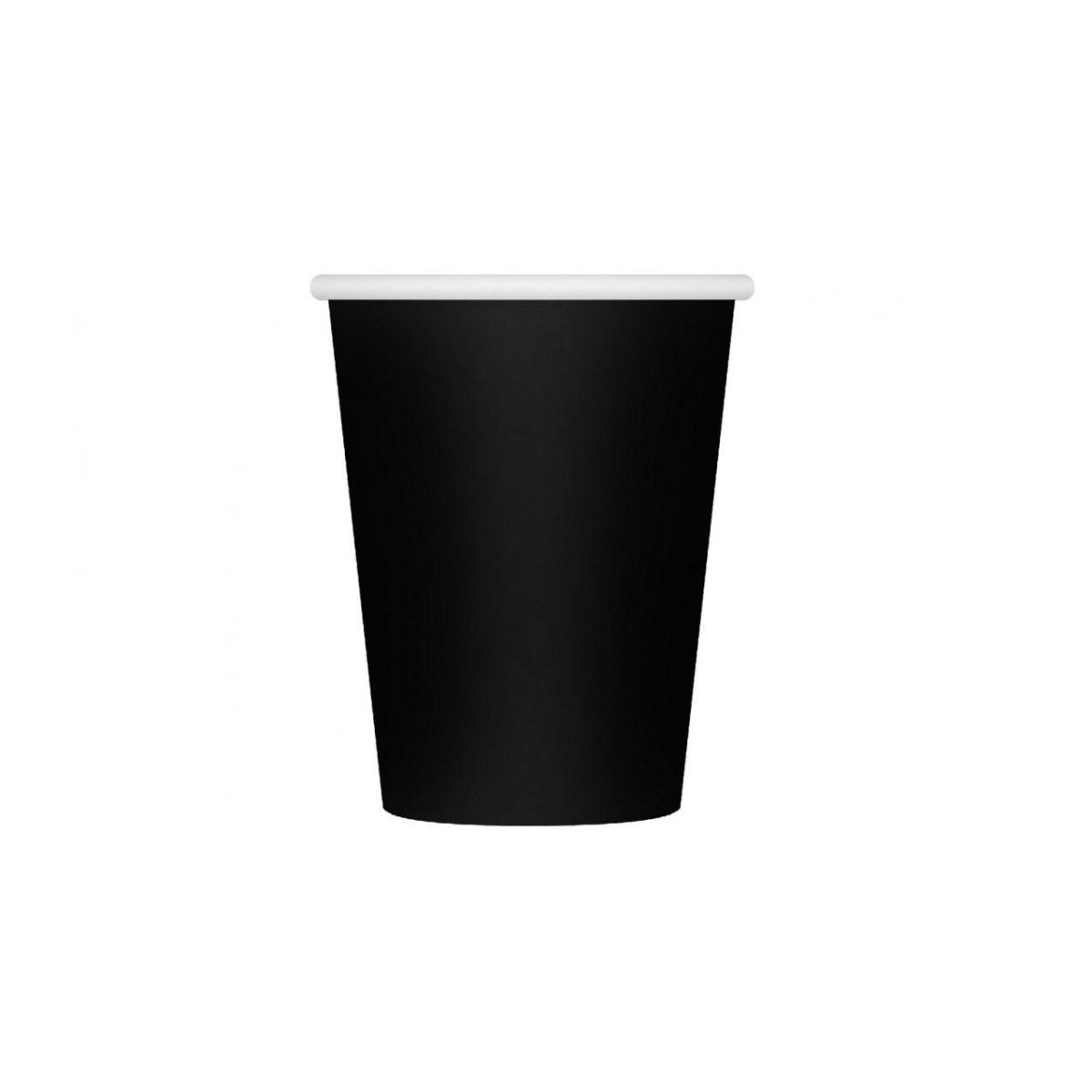 Pappkopper, svart - 6 stk
