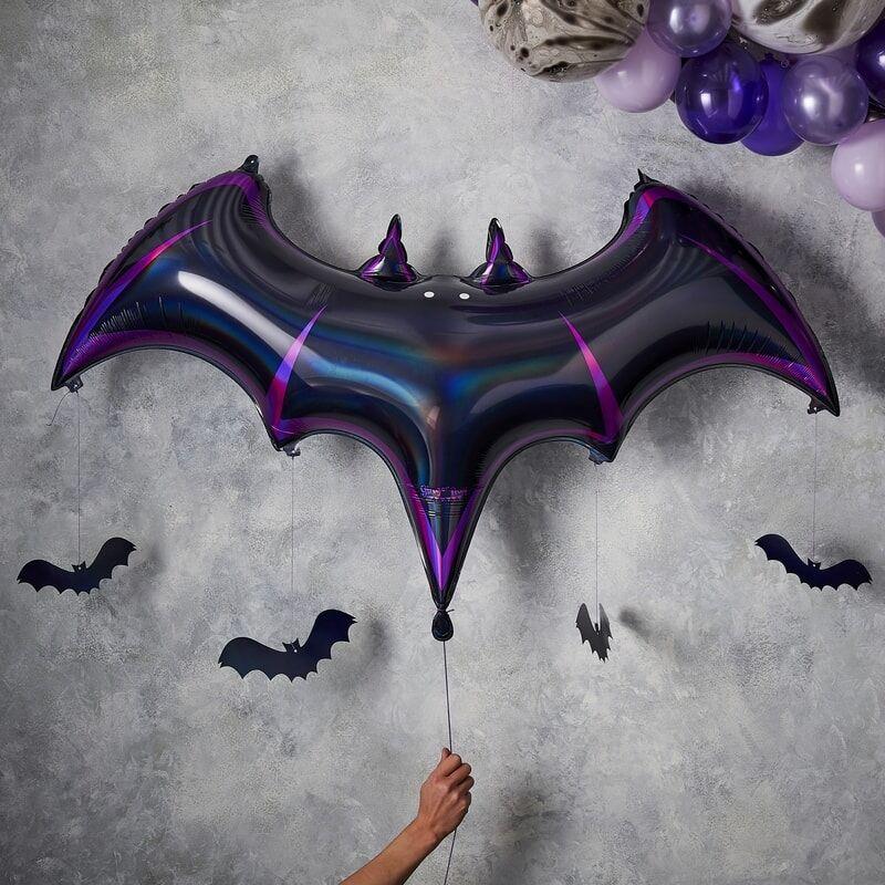 Folieballong, flaggermus - 130 cm