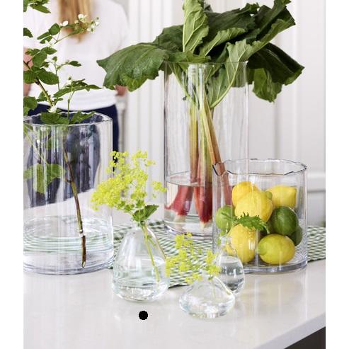 Medium vase, abstrakt høy - blank