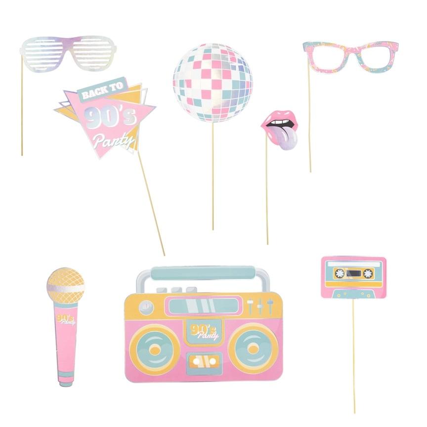 Fotopinner, 90s party - 8 stk