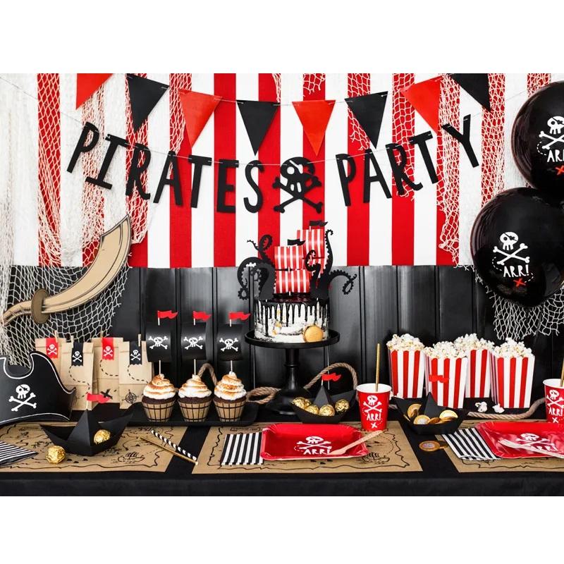 Flaggbanner, pirates party - 1 meter