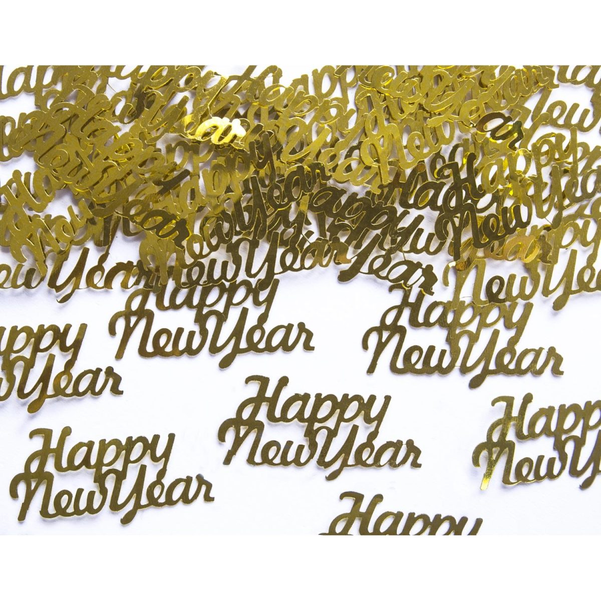 Konfetti, gull - Happy New Year