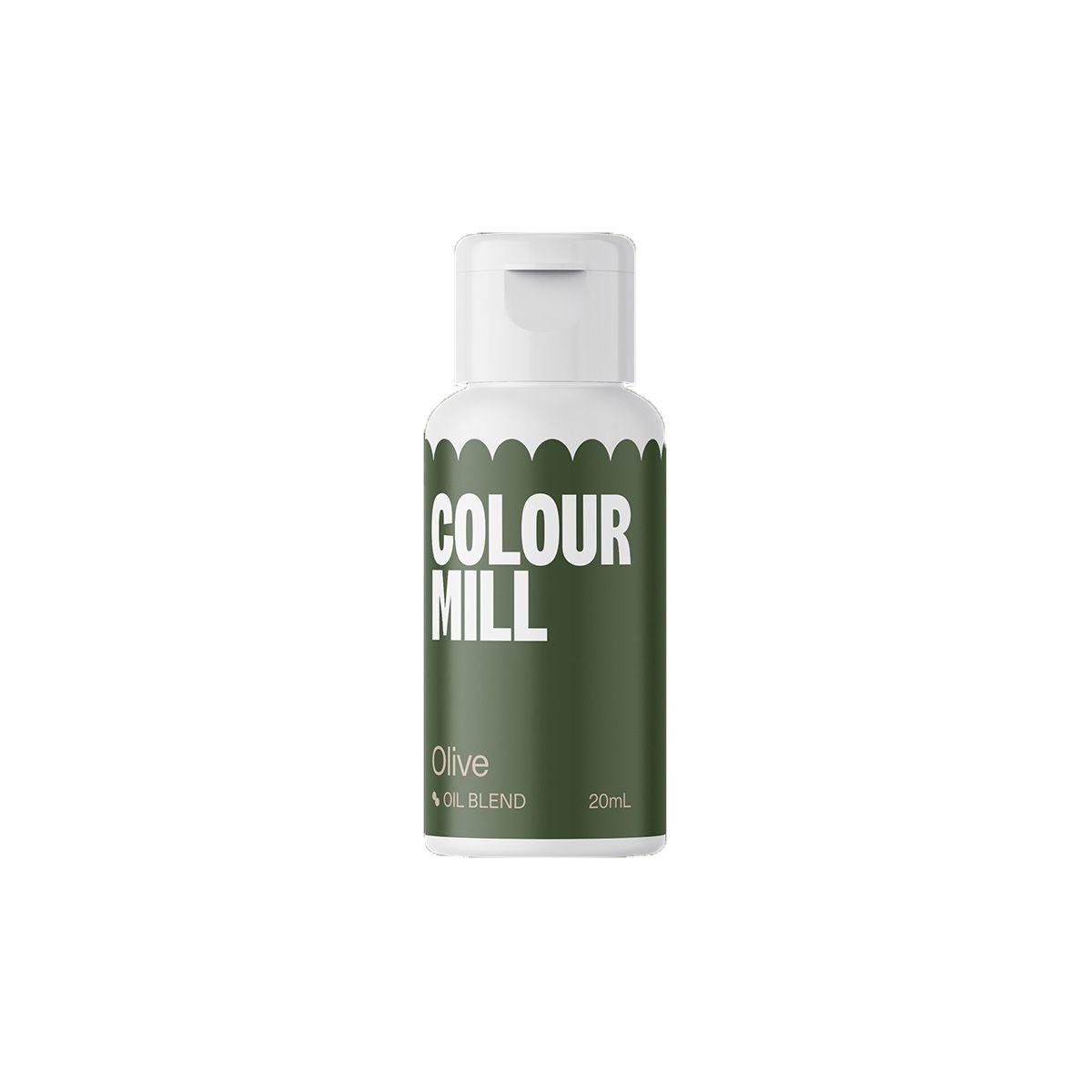 Colour Mill Oljebasert Matfarge, 20ml - Oliven