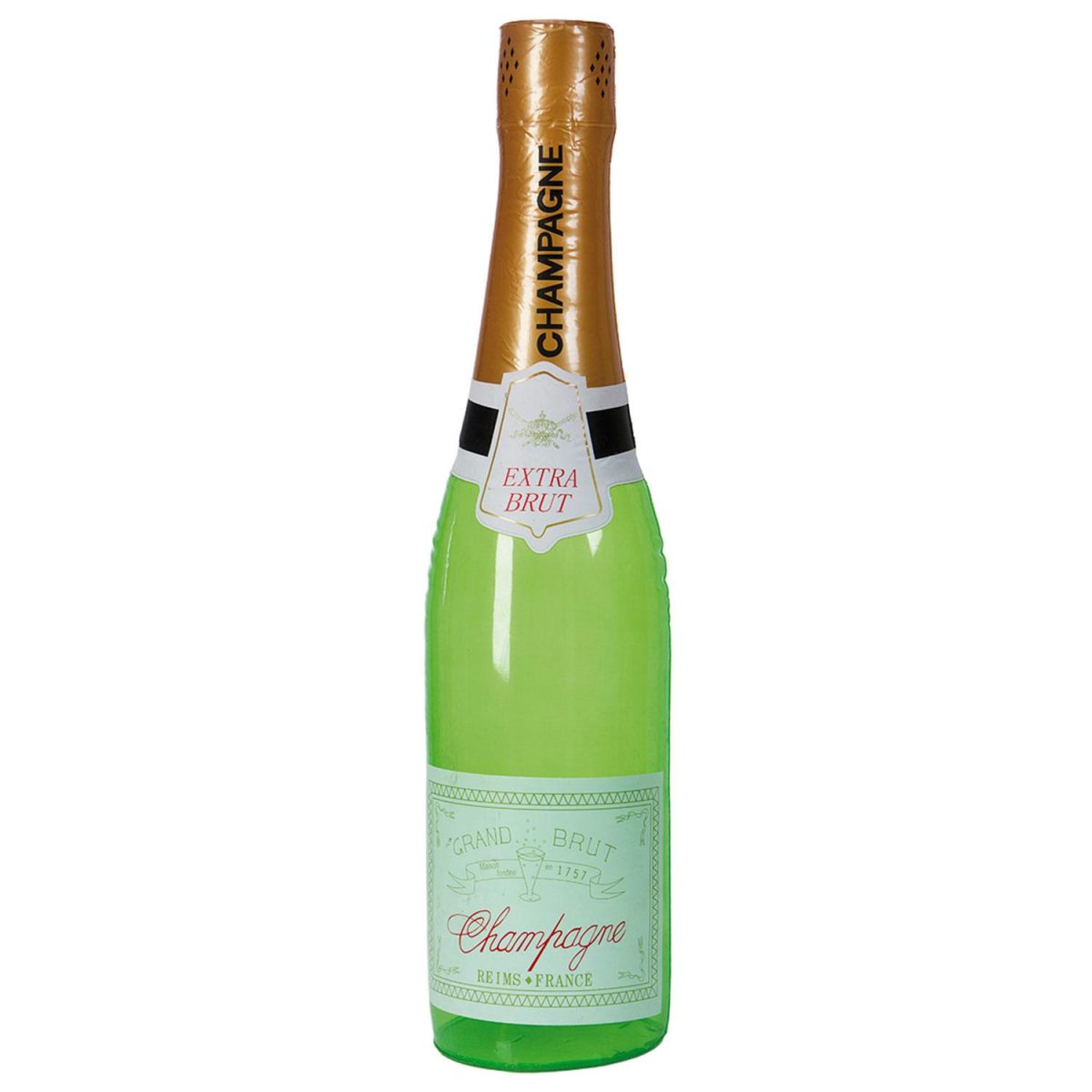 Oppblåsbar champagneflaske – 180 cm