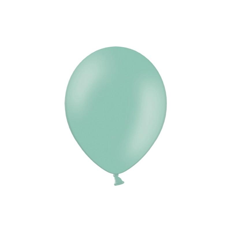 Ballonger pastell mørk mintgrønn, 30 cm - 10 stk