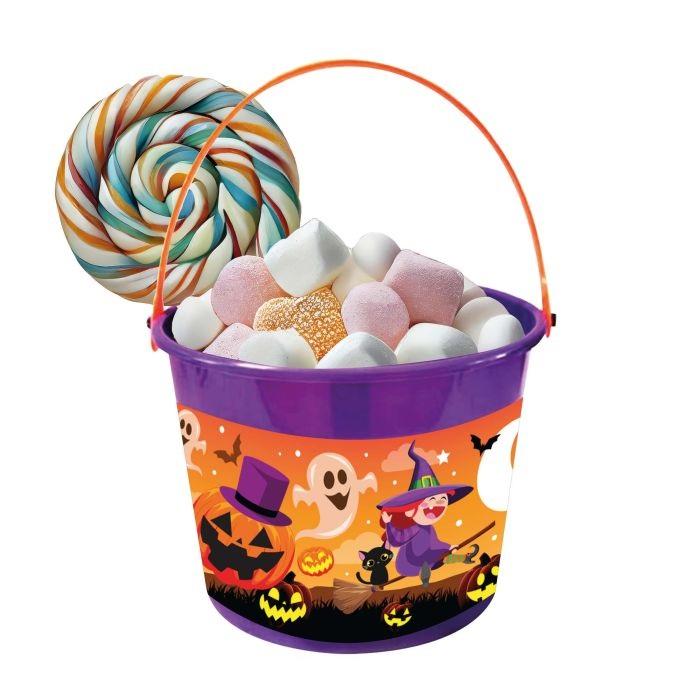 Halloween godtebøtte - Søt lilla