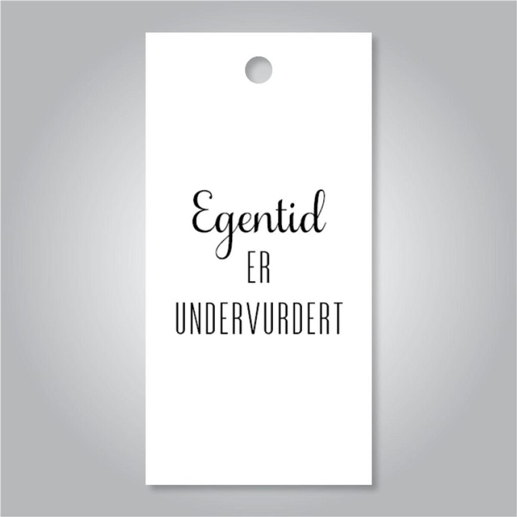 Tag til gave - Egentid er undervurdert