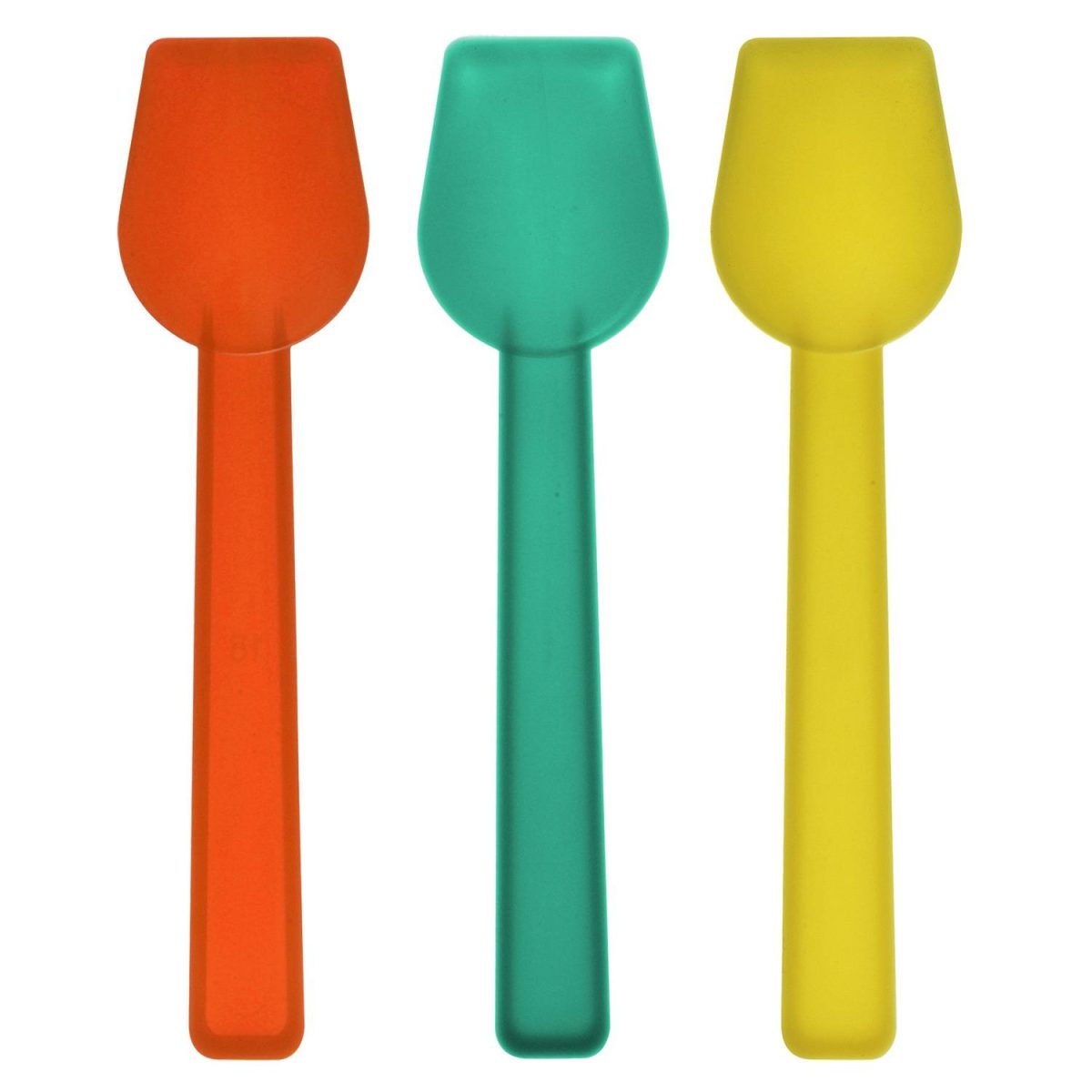 Isspade plast, farger – 50 stk