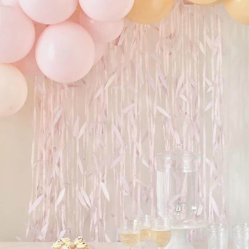 Dekorforheng backdrop - Dus rosa blader