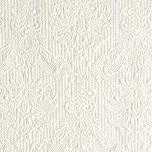 Servietter kaffe, elegance perlemor hvit – 15 stk