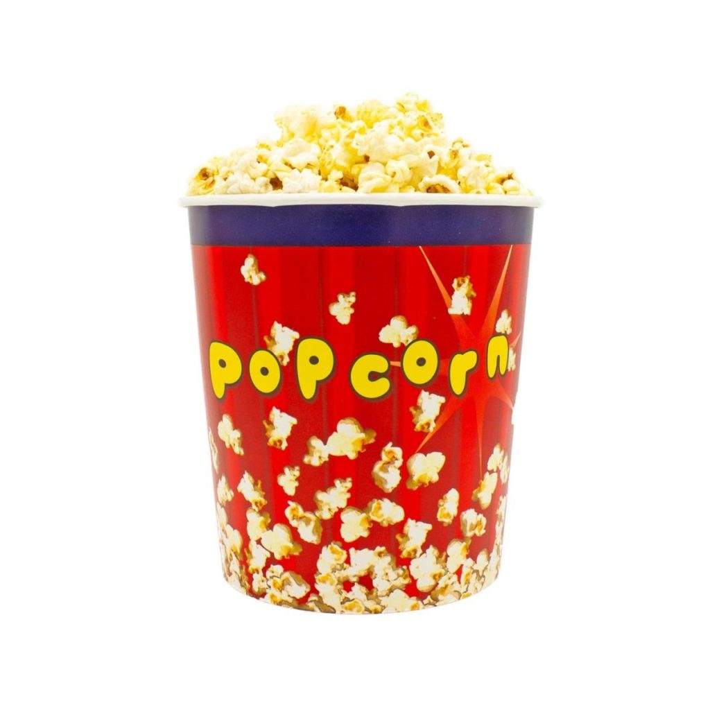 Popcornbeger 4 liter - 50 stk