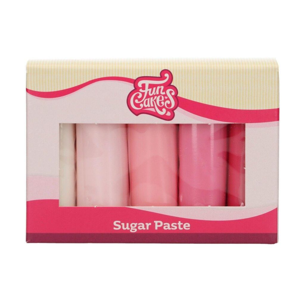 Fondant, 500g - Rosa fargemiks