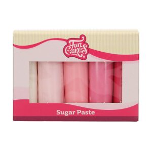Fondant, 500g - Rosa fargemiks