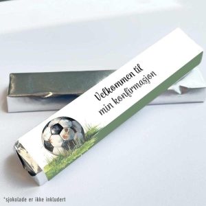 Kinder omslag, Konfirmasjon fotball - 20 stk