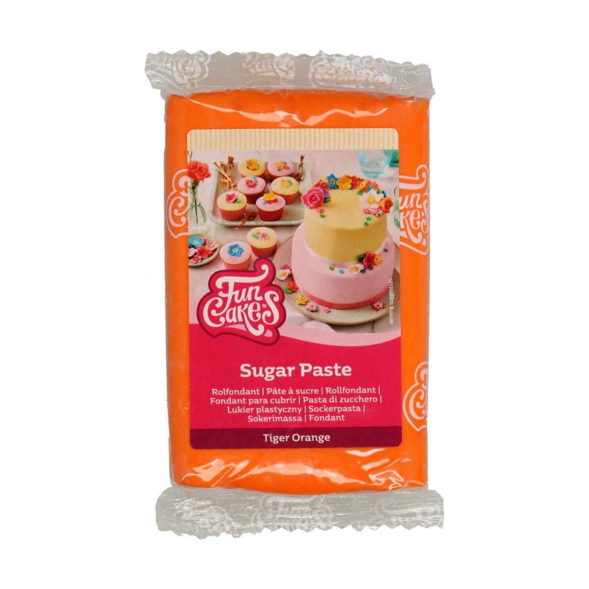 Fondant, 250g - Knall oransje