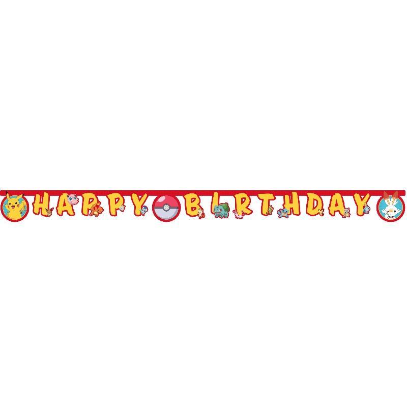 Bursdagsbanner, Pokemon - 2m