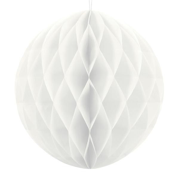 Honeycomb, hvit - 30 cm