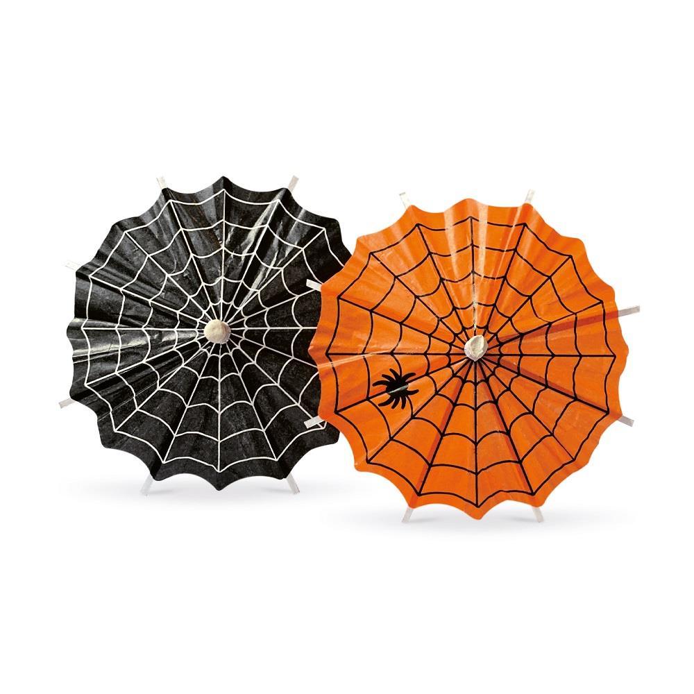 Drinkparaplyer, Halloween - 8 stk