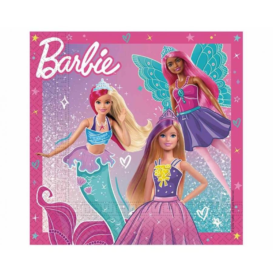 Servietter, Barbie - 20 stk