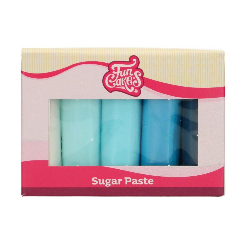Fondant, 500g - Blå fargemiks