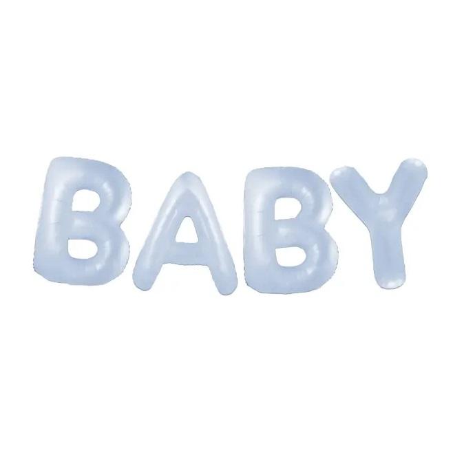 Folieballonger, Baby - Dus blå