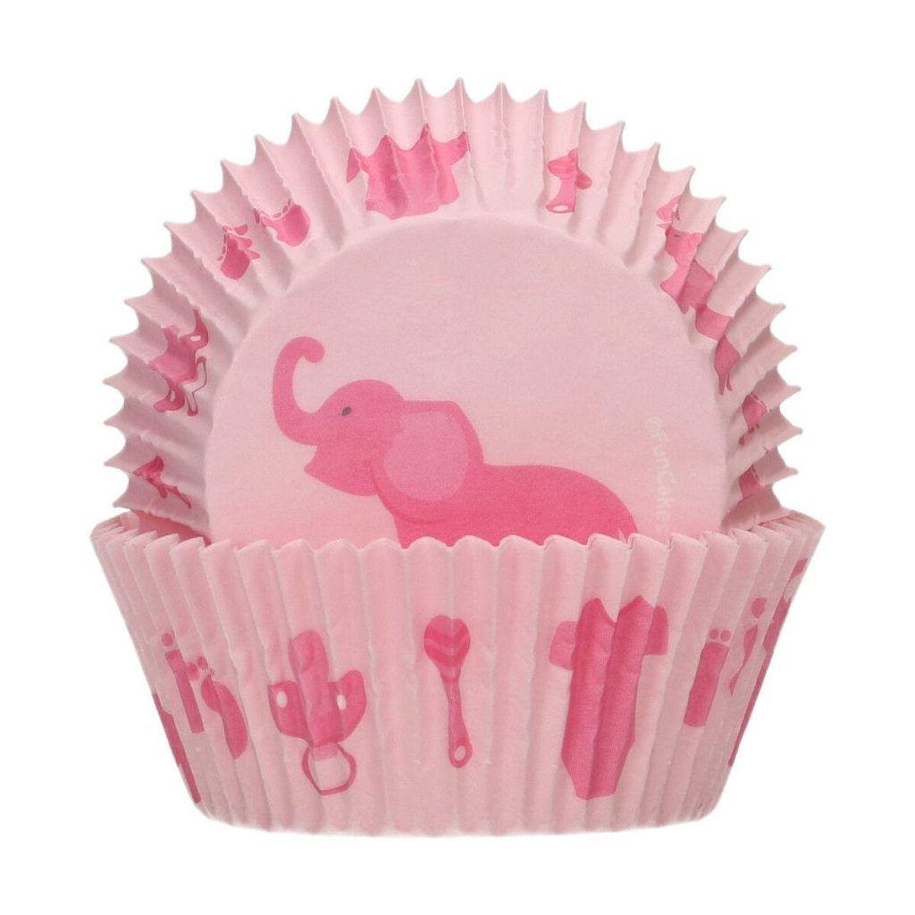 Cupcakeformer, baby rosa – 48 stk