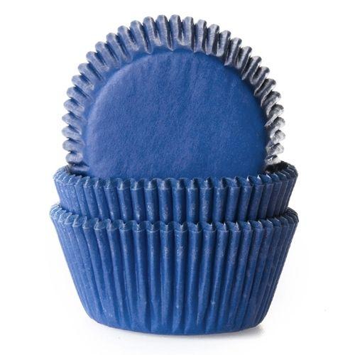 Cupcakeformer, mørk blå – 50 stk