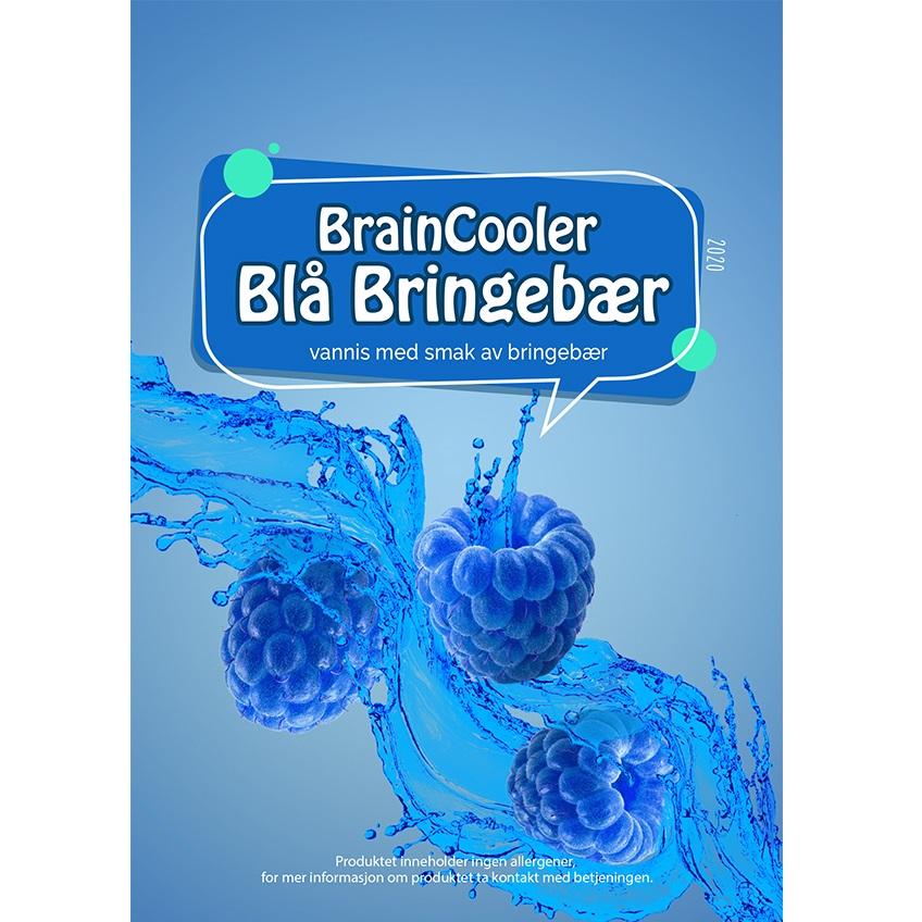 BrainCooler slushessens - Blå Bringebær