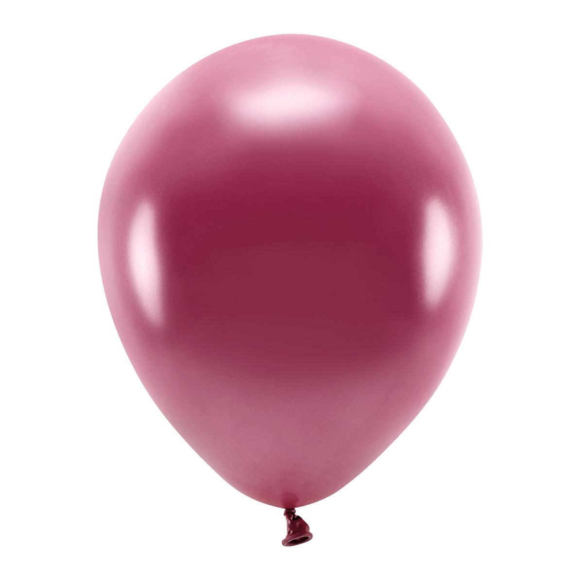Ballonger, metallic plomme - 100 stk