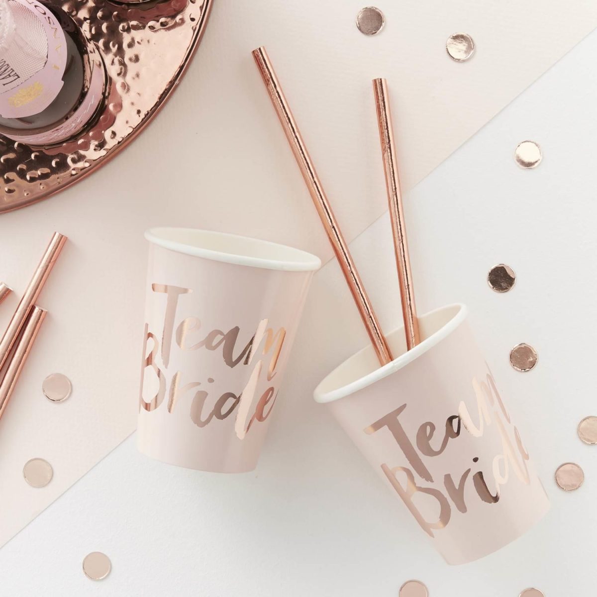 Pappkopper Team Bride – 8 stk