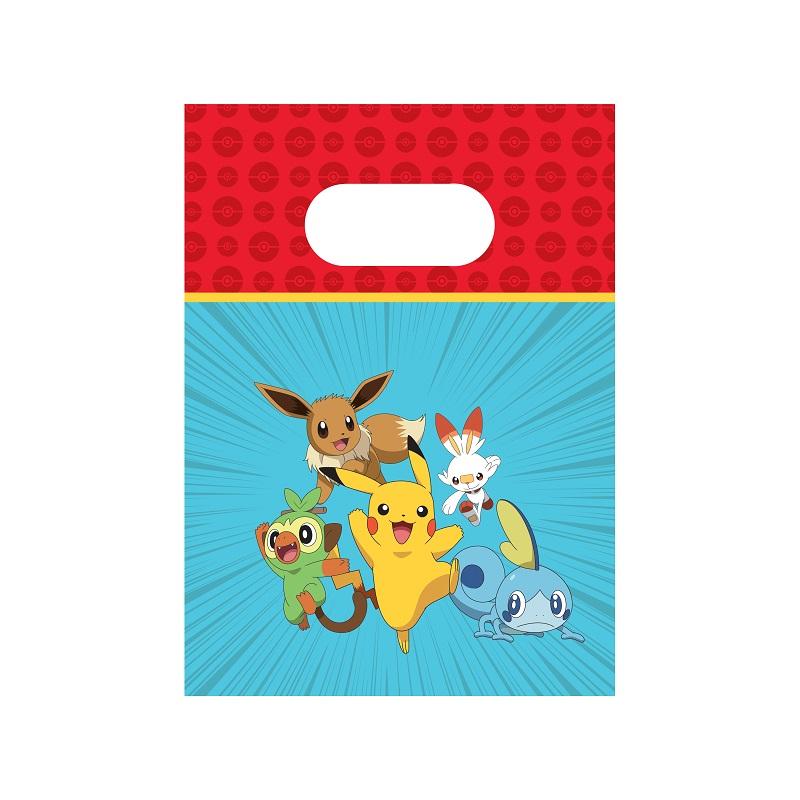 Godteposer papir, Pokemon - 4 stk