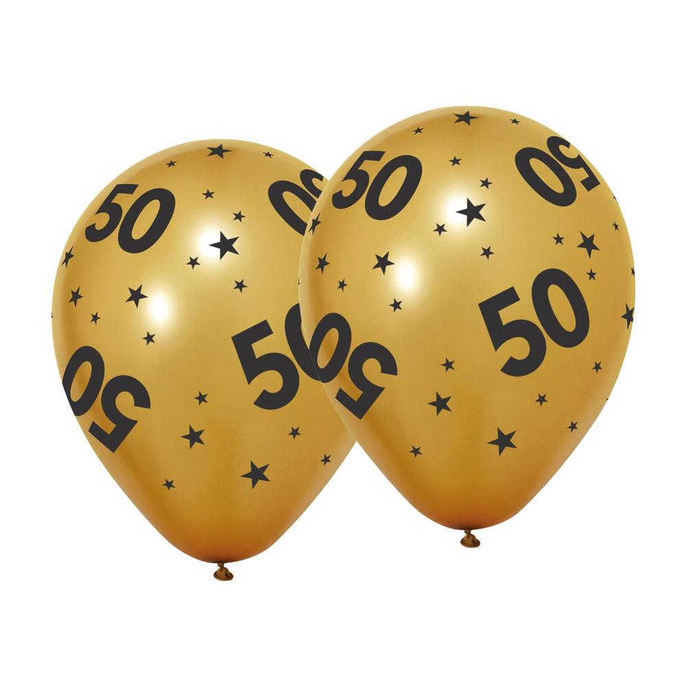 Ballonger gull, 50 - 6 stk