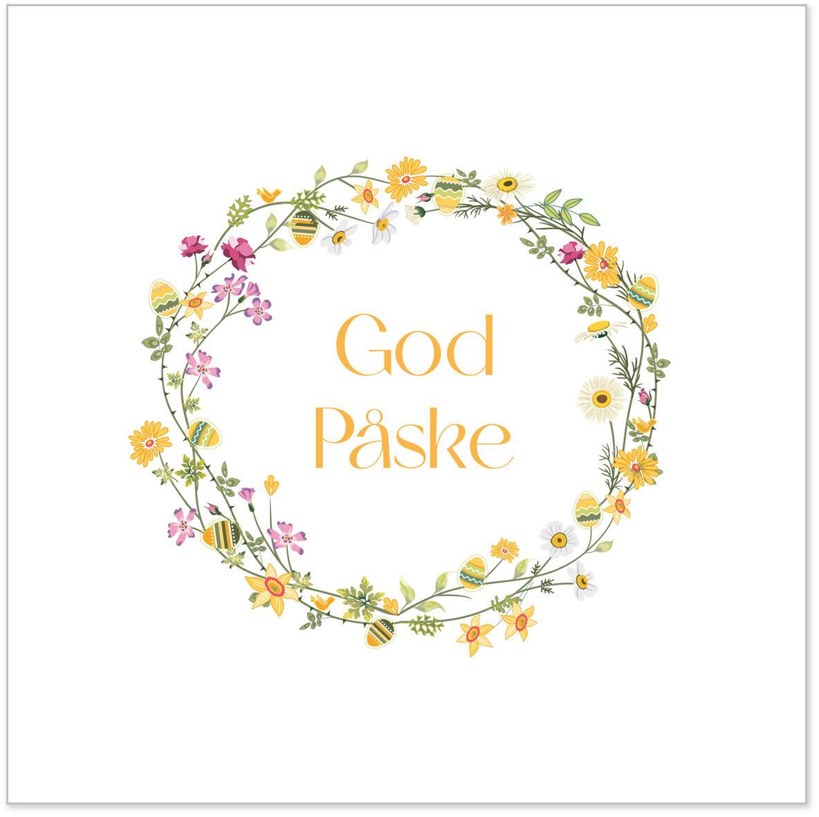 Servietter, God påske – 20 stk