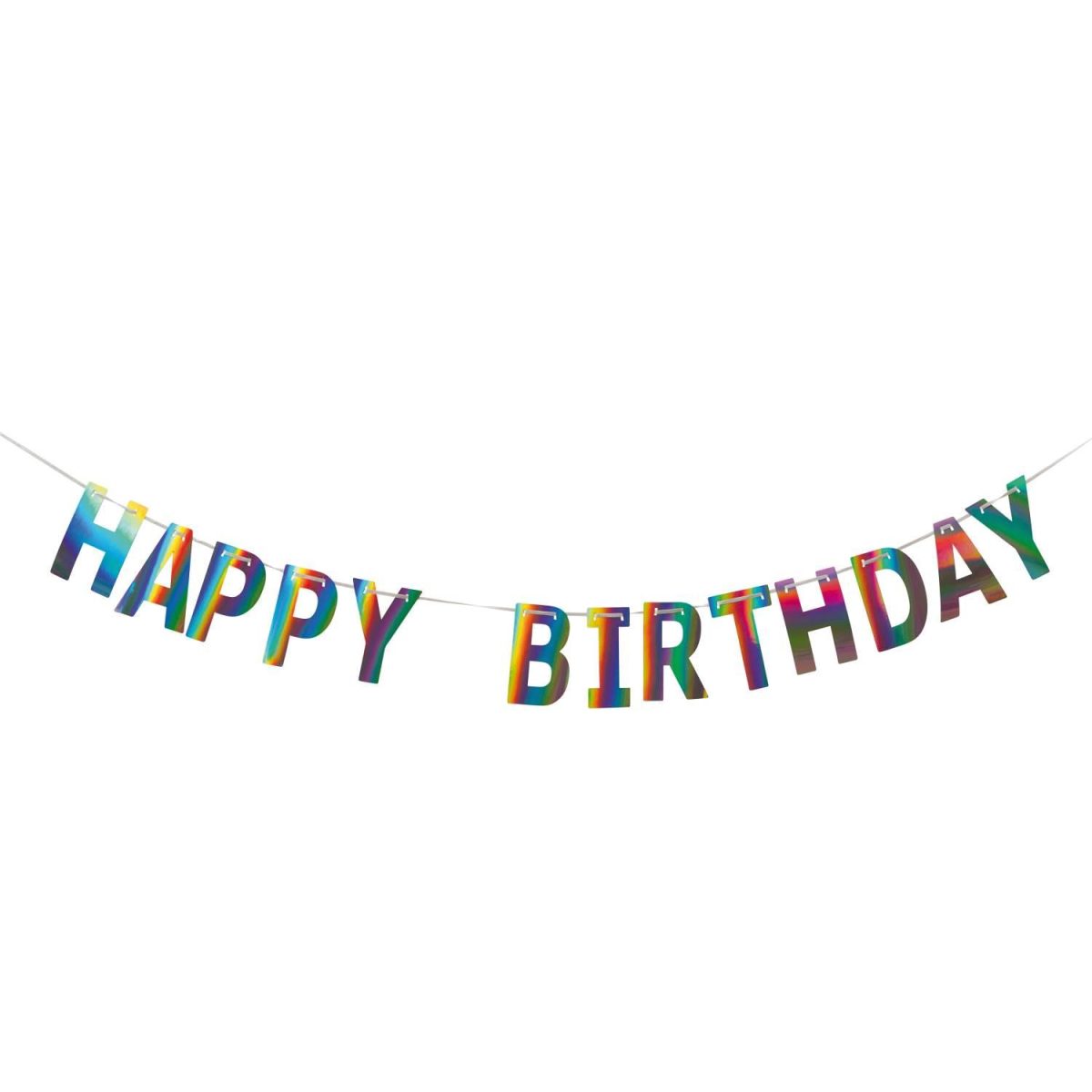 Banner, glinsende - Happy birthday