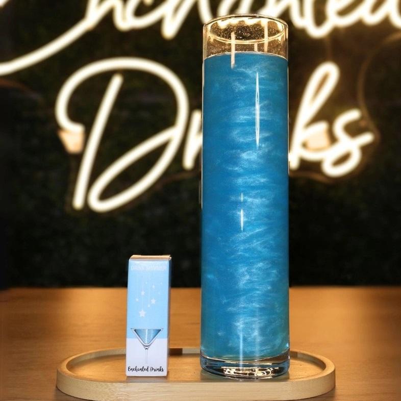 Drinkglitter - Lys blå