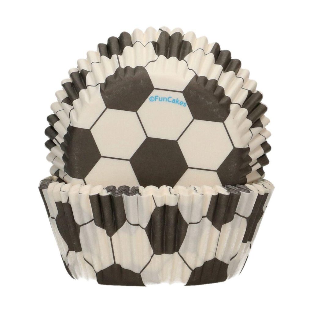 Cupcakeformer, fotball – 48 stk