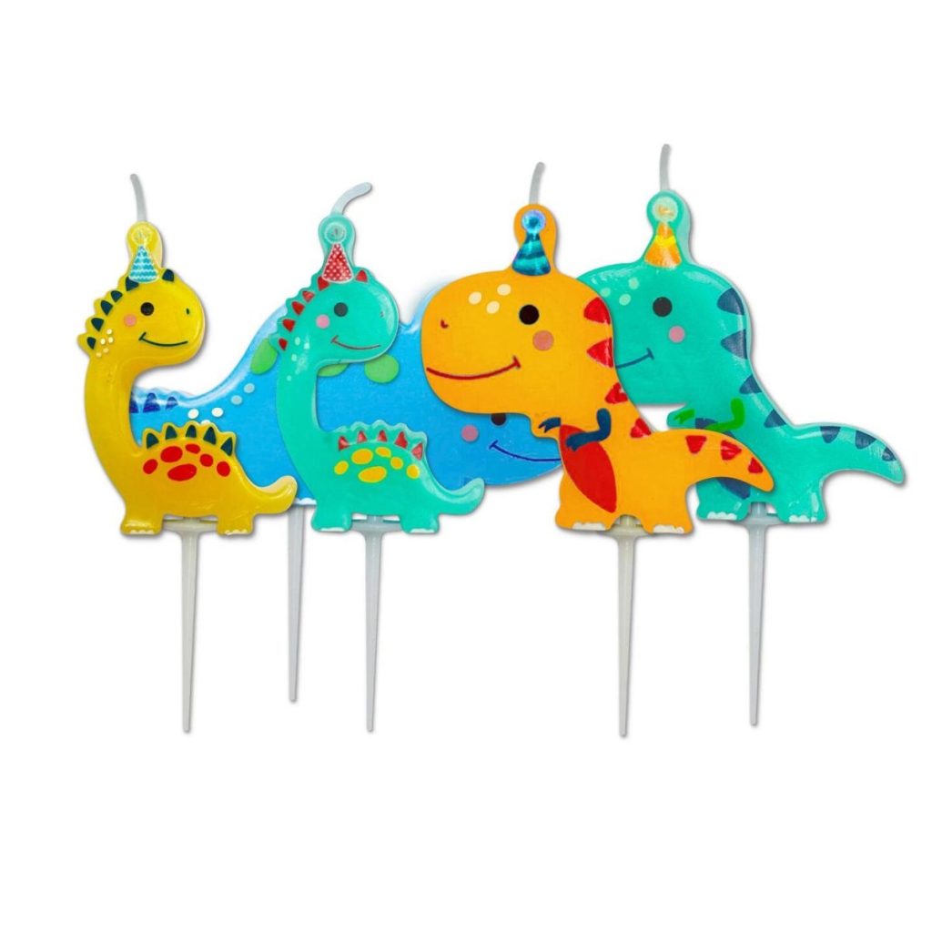 Kakelys, Søte dinosaurer - 5 stk