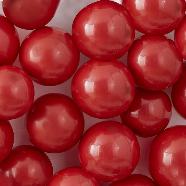 Ballonger rød, 12 cm - 40 stk