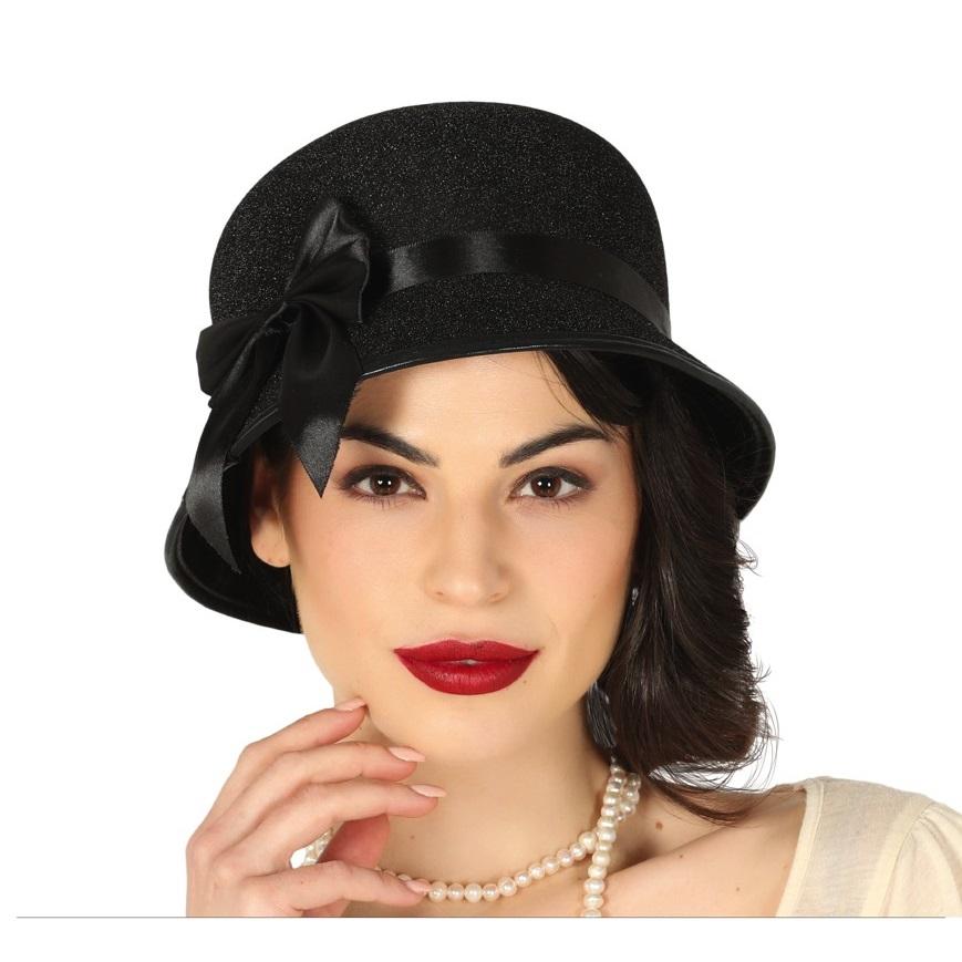 Damehatt svart - Gatsby