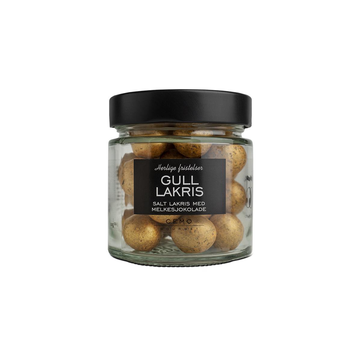 Lakriskuler, gull - 20 stk
