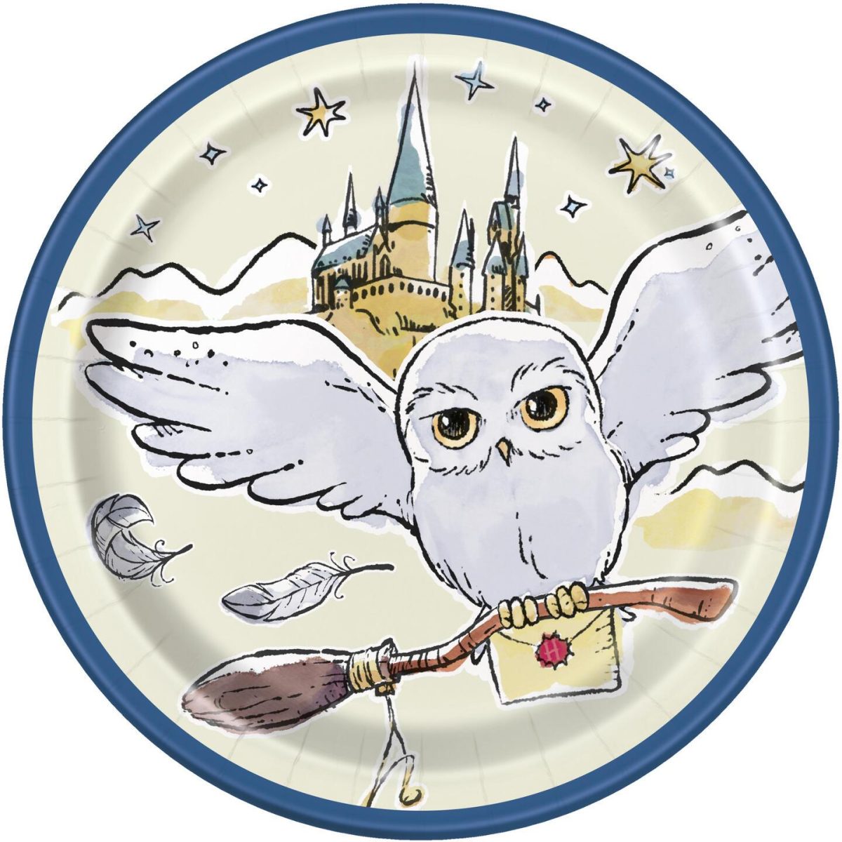 Papptallerkener ugle, Harry Potter - 8 stk