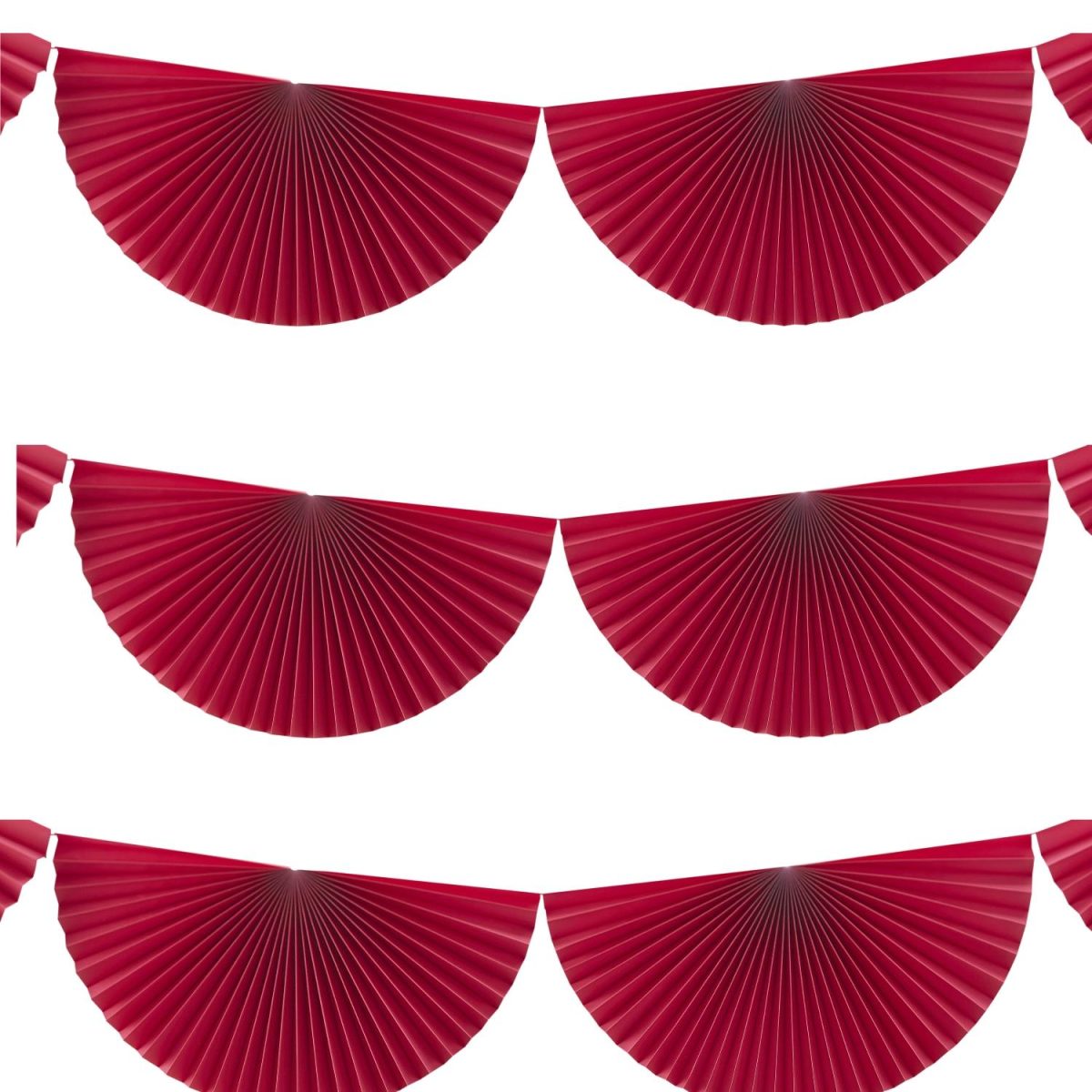Vimpelrekke vifter - rosa
