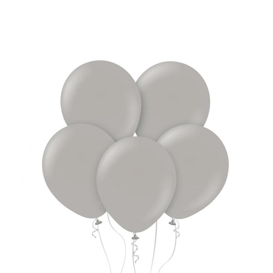 Ballonger, grå - 10 stk