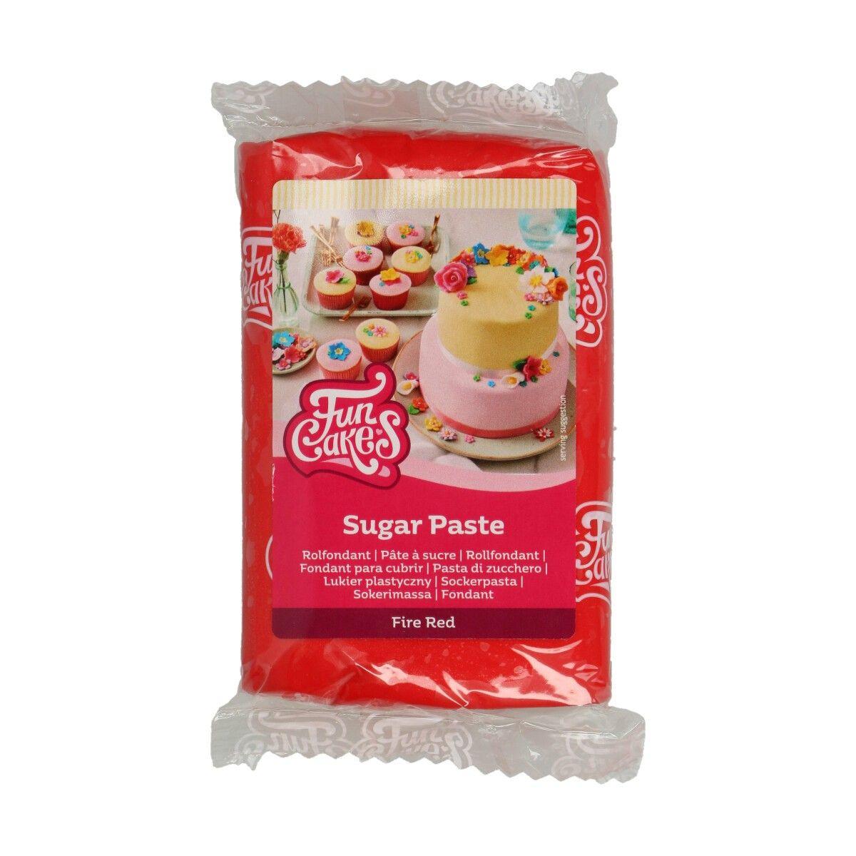 Fondant, 250g - Rød